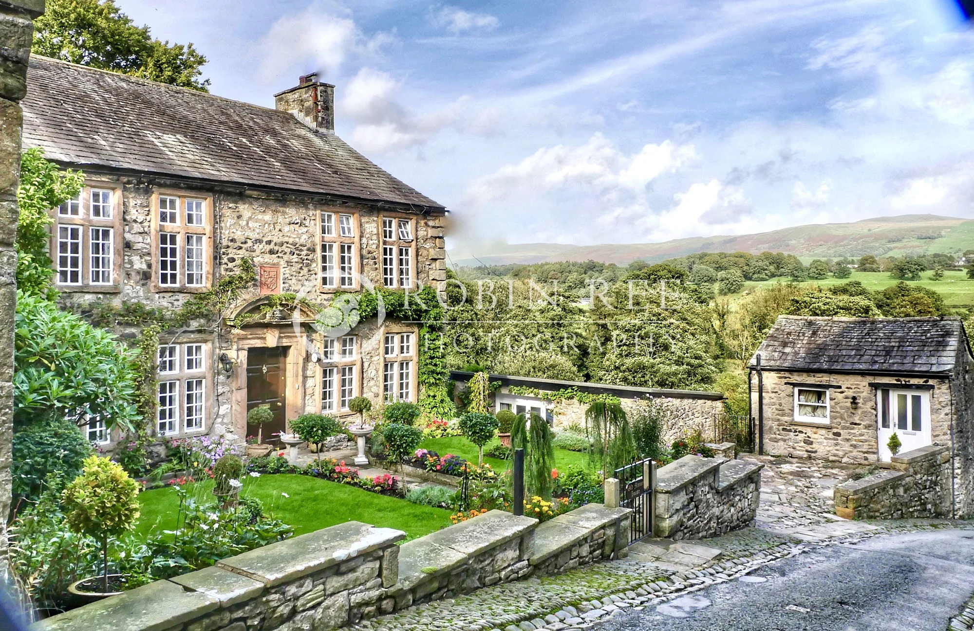 The-Old-Manor-House-Kirkby-Lonsdale-Photographic-Print The Old Manor House, Kirkby Lonsdale photographic print by Robin Ree