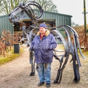 Andy Kay, sculptor – A4 & A3 print
