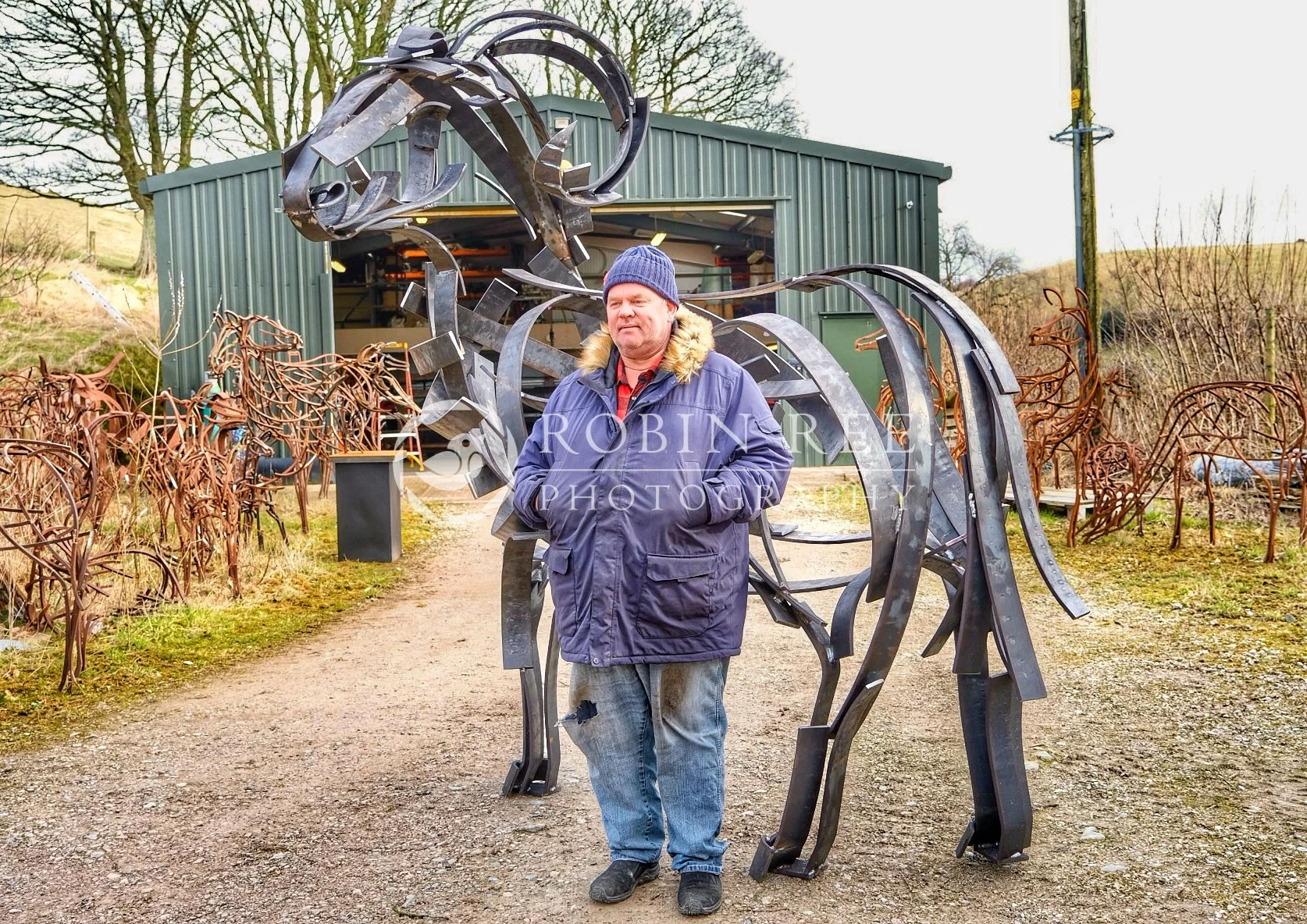Andy-Kay-Sculptor Andy Kay, sculptor – A4 & A3 print